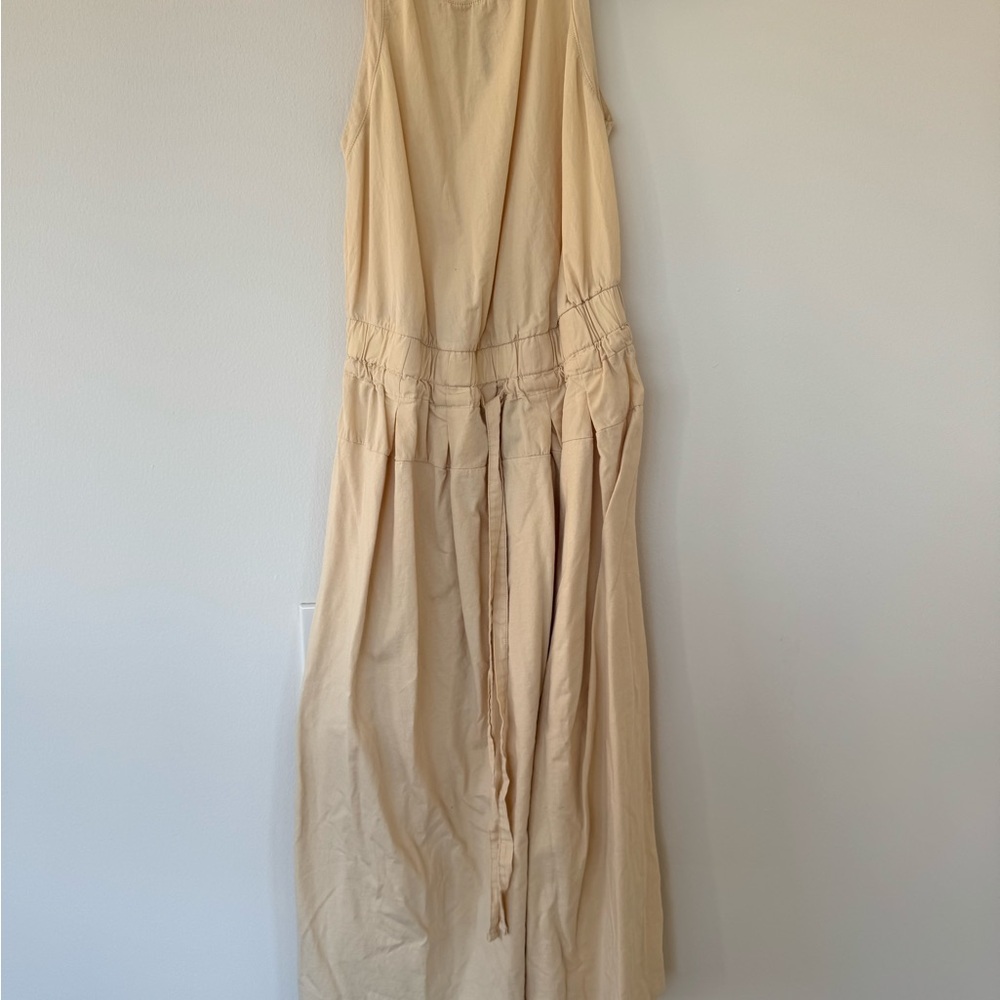 Elegant Cream Maxi Dress